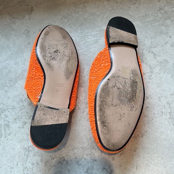 Gucci Lace Floral Princetown - Picture 16 of 16